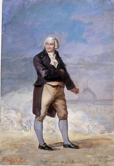Ritratto di Georges Jacques Danton, 1879 da Armand Cyboule