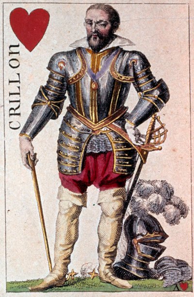 Rappresentazione di Louis de Balbes de Berton, cavaliere soprannominato il Coraggioso Crillon (dettaglio) da Armand Gustave Houbigant