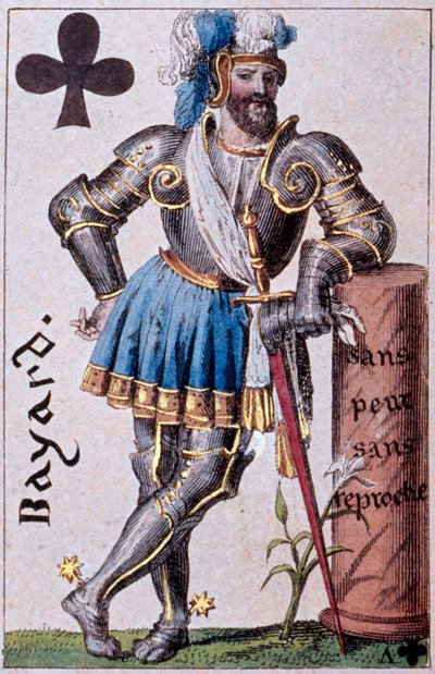 Rappresentazione del Cavaliere Pierre Terrail, Signore di Bayard (dettaglio) da Armand Gustave Houbigant