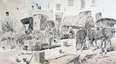 Tipi di carrozze usate durante il XIX secolo da Armand Jean Heins