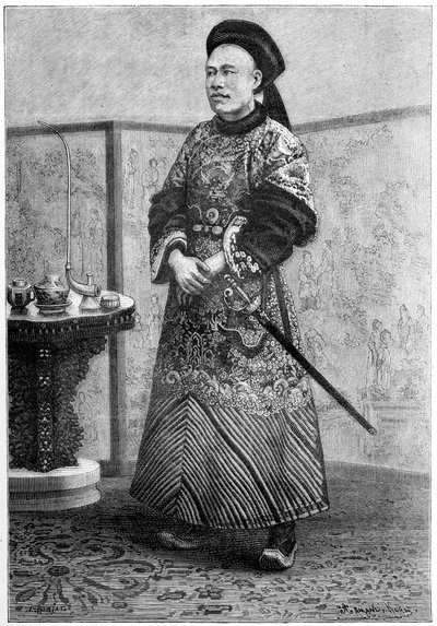 M Tseng, ministro cinese a Parigi, 1895 da Armand Kohl