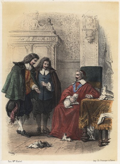Cardinale Richelieu (Armand Jean du Plessis) da Armand Louis Henri Telory