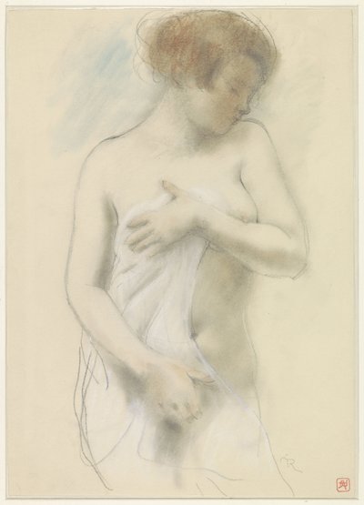 Donna nuda in piedi da Armand Rassenfosse