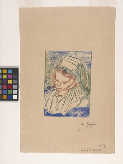 Donna bretone di Pont-Aven da Armand Séguin