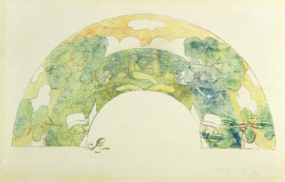 Ventaglio - Bretoni al mare da Armand Séguin