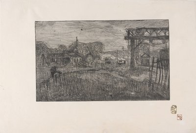 La Gare de Valmondois (La stazione di Valmondois) 1893 da Armand Séguin