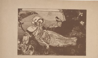 La Primavera 1894 (zincografia) da Armand Séguin