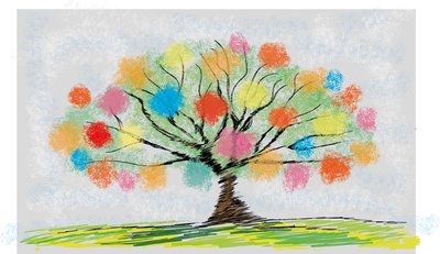 Albero Colorato da Armin Mumper