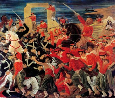 Battaglia di Milazzo combattuta tra il 17 e il 24 luglio 1860 da Arnaldo Badodi