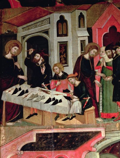 San Marco cura la mano del calzolaio Aniano, dettaglio dalla 