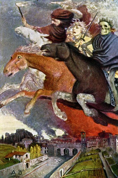 Allegoria della guerra, c.1910 da Arnold Böcklin