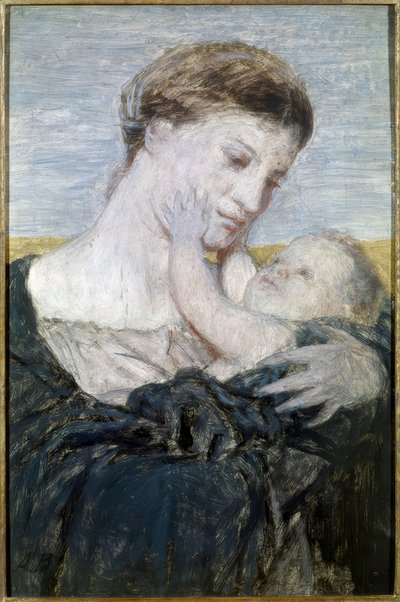 Madre e figlio da Arnold Böcklin