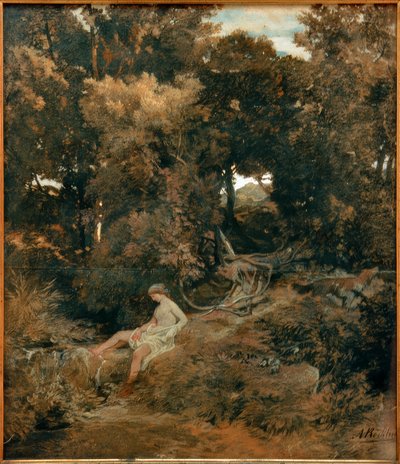 Ninfa alla sorgente da Arnold Böcklin