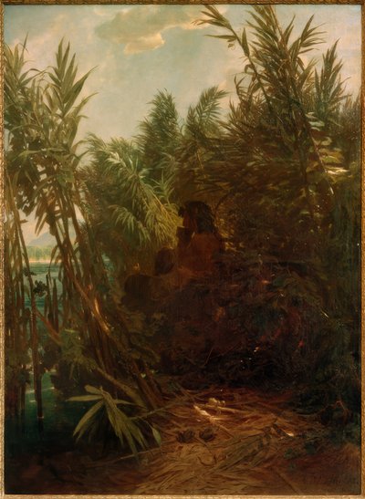 Pan tra le canne da Arnold Böcklin