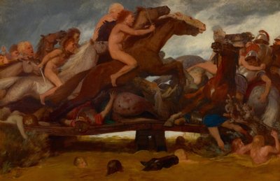 La battaglia sul ponte, 1889 da Arnold Böcklin