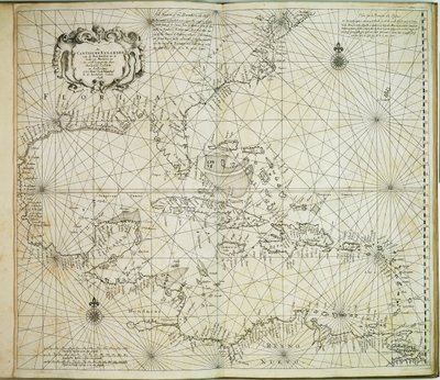 Le isole Carybsche di Barbados fino alla curva del Messico da Arnold & Colom Jacob Aertsz (1600 73) Colom