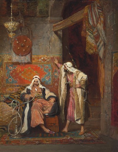 Una conversazione oziosa, 1872 da Arnold Corrodi