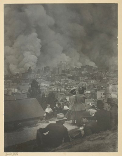 Terremoto di San Francisco da Arnold Genthe