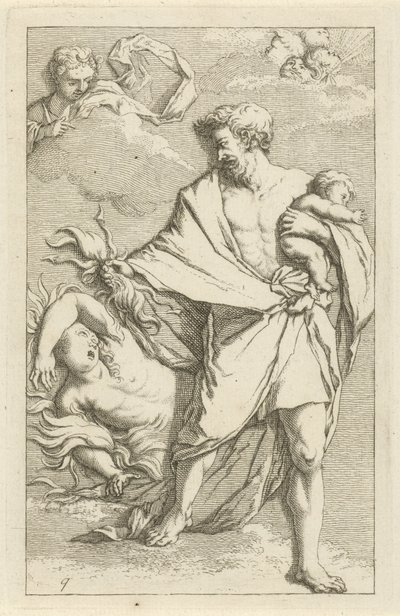 Giove e Semele da Arnold Houbraken