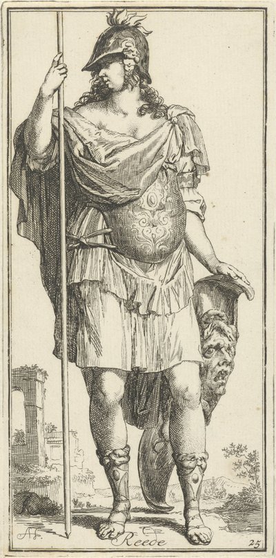 Minerva come personificazione della ragione da Arnold Houbraken