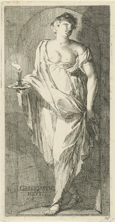 Personificazione della servitù da Arnold Houbraken