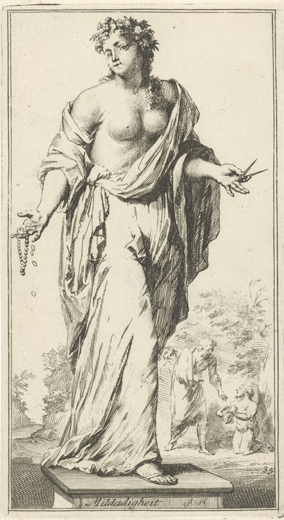 Personificazione della carità da Arnold Houbraken