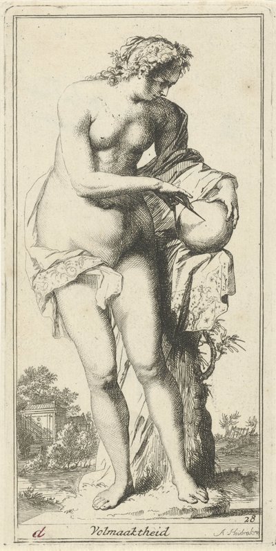 Personificazione della perfezione da Arnold Houbraken