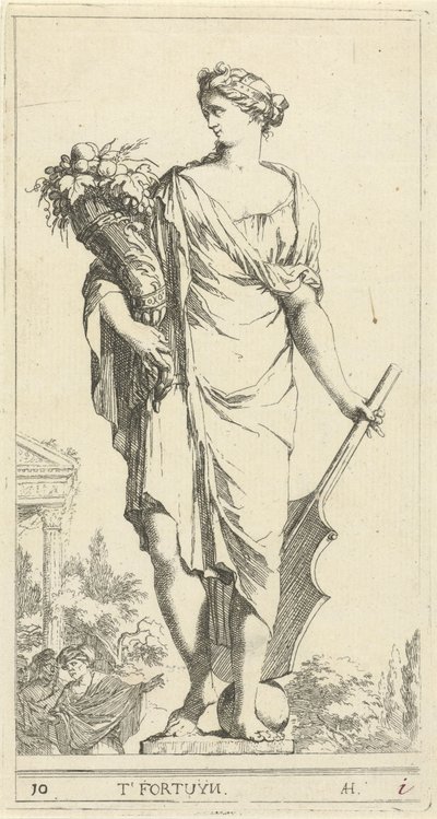 Personificazione della prosperità da Arnold Houbraken