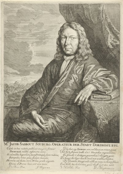 Ritratto di Jacob Sasbout Souburg da Arnold Houbraken