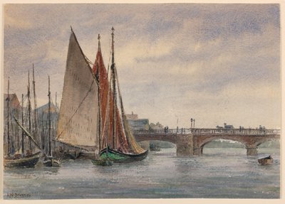 Barche a Trouville da Arnold William Brunner