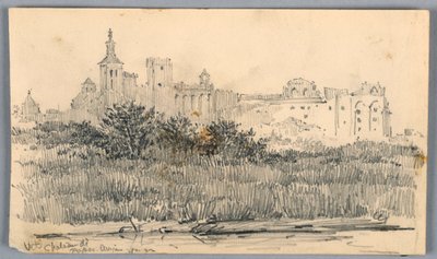Château de Papes, Avignone da Arnold William Brunner