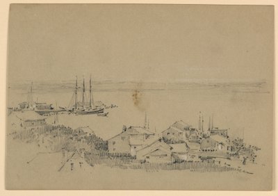 Villaggio di pescatori da Arnold William Brunner