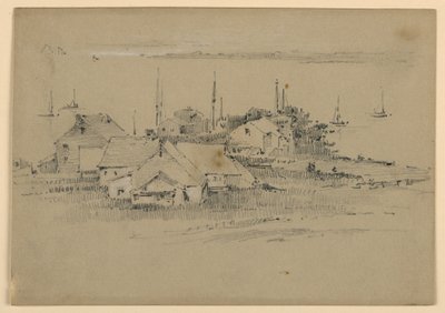 Villaggio di pescatori da Arnold William Brunner