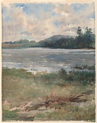 Paesaggio lacustre da Arnold William Brunner