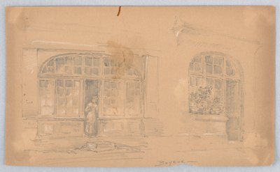 Schizzo a Bayeux da Arnold William Brunner