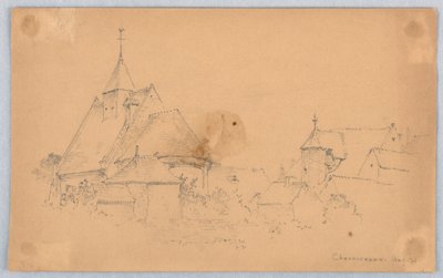 Schizzo di Chenonceaux da Arnold William Brunner