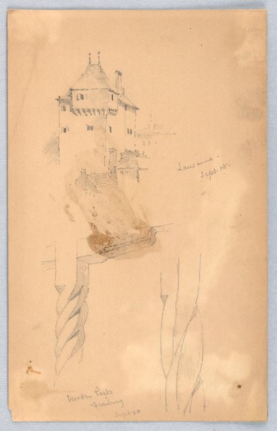 Schizzi a Losanna da Arnold William Brunner