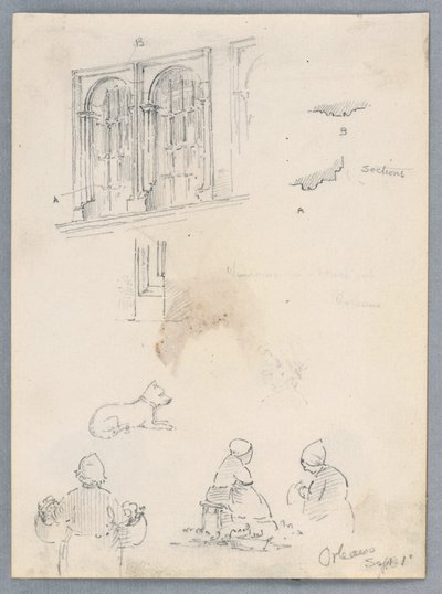 Schizzi di Orléans da Arnold William Brunner