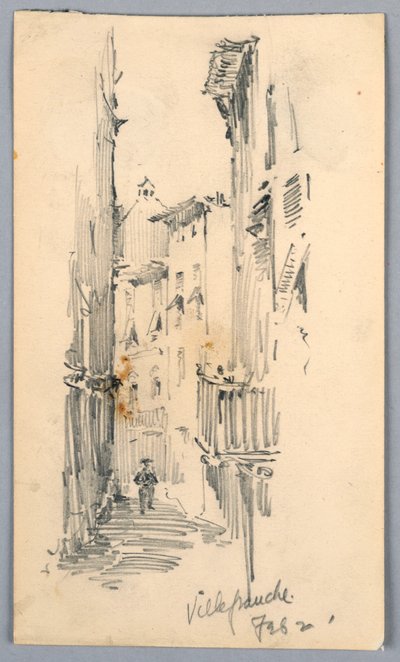 Strada a Villefranche da Arnold William Brunner