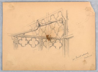 Studio di una Cerniera dal Duomo di Orvieto da Arnold William Brunner