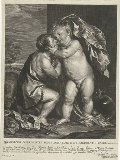 Bambino Gesù e Giovanni Battista da Arnold de Jode