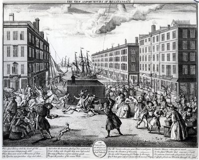 La Vista e gli Umori di Billingsgate, 1736 da Arnold van Haecken