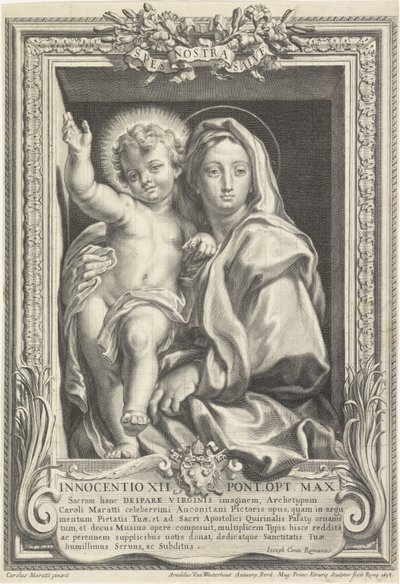 Maria con il Bambino Gesù da Arnold van Westerhout