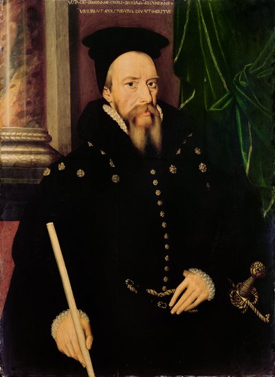 Ritratto di William Cecil, 1° Barone Burghley (1520-98) Lord Gran Tesoriere da Arnold von Brounckhorst