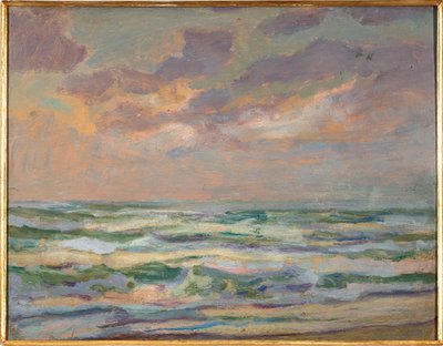 Marina, 1910 circa (pittura a olio) da Aroldo Bonzagni