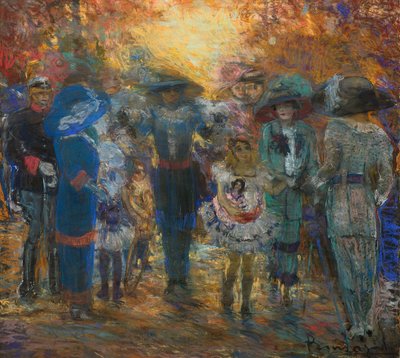 Mondanità, c.1911 da Aroldo Bonzagni