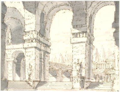 Complesso di palazzi con arcate da Aron Wallick