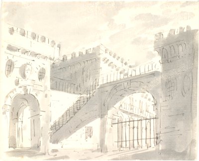 Cortile del palazzo con porte da Aron Wallick