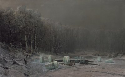 Inverno. Spaccatura del ghiaccio da Arseniy Ivanovich Meshchersky