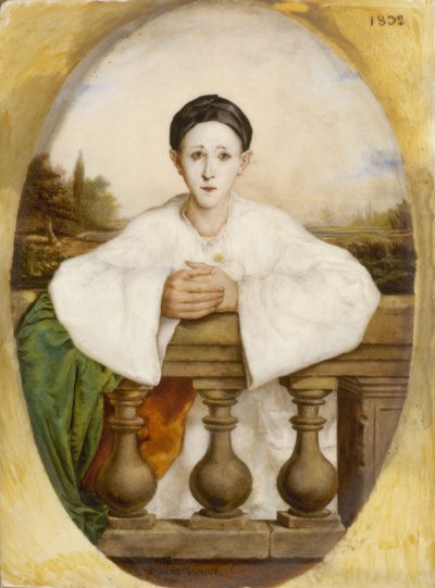 Ritratto di Jean-Gaspard Deburau, 1832 da Arsène Trouvé